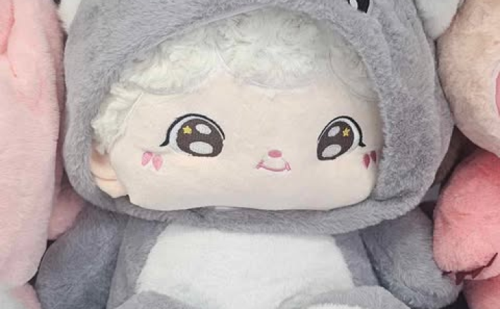 Búp Bê Cosplay Hồng, Xám 45cm