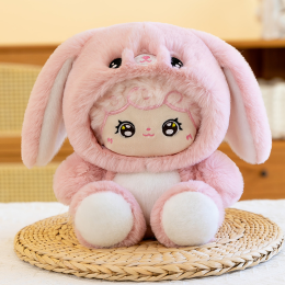 Búp Bê Cosplay Hồng, Xám 45cm
